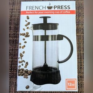 CLEARANCE! NEW French Press Coffee-TeaMaker  (like Bodum) great for travel!